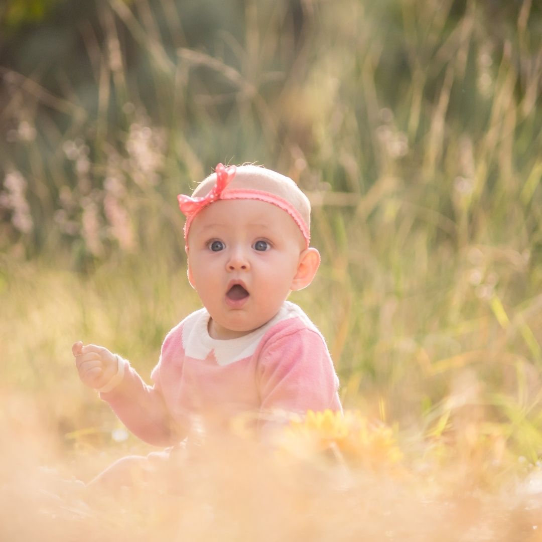 baby face playing
