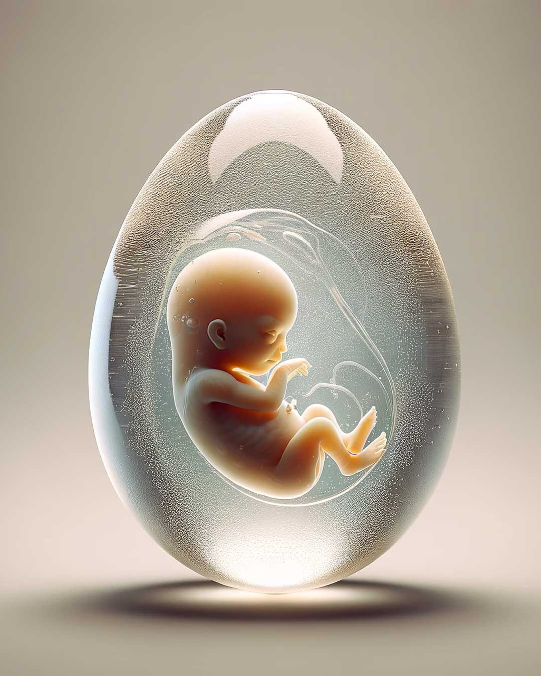 embryo in water